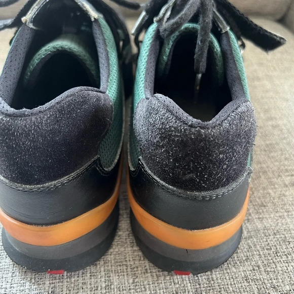 PRADA SPORT MENS Shoes Green Suede US 10 Fits 11 - Picture 8 of 16